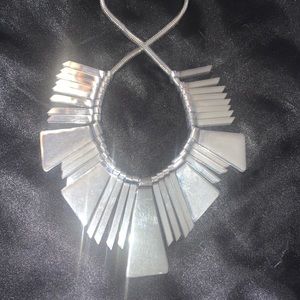 Silver toned necklace